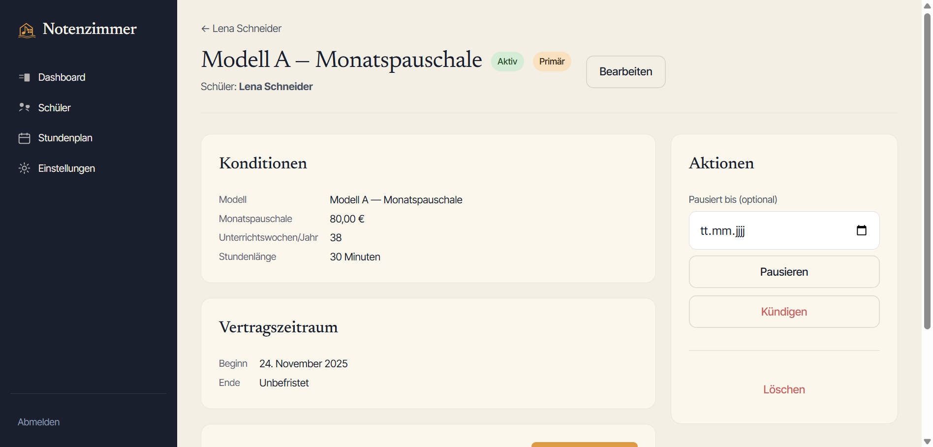 Vertragsmodelle